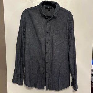 BLUE Marc Anthony L Slim Fit Long-Sleeve Button Down